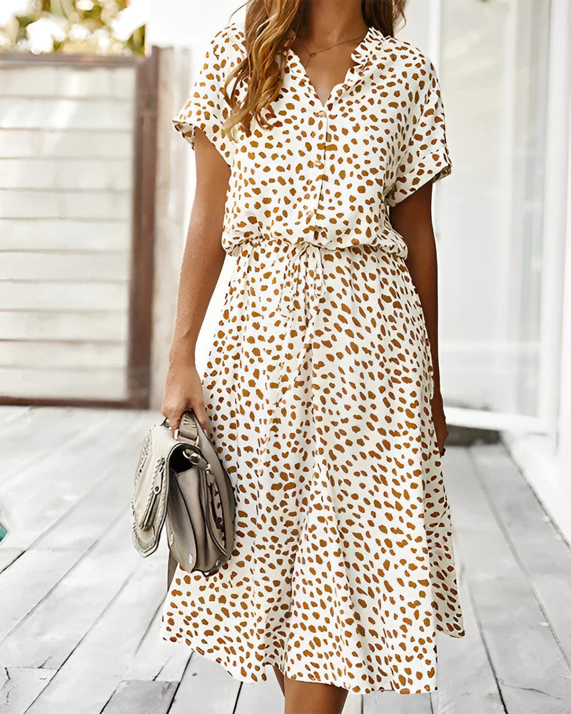Luftiges Bedrucktes Sommerkleid