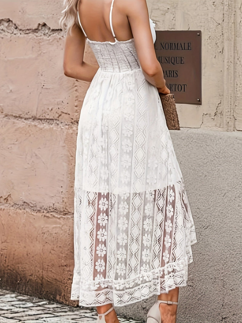 Elegantes Ausschnitt Maxikleid Damen für jeden Anlass