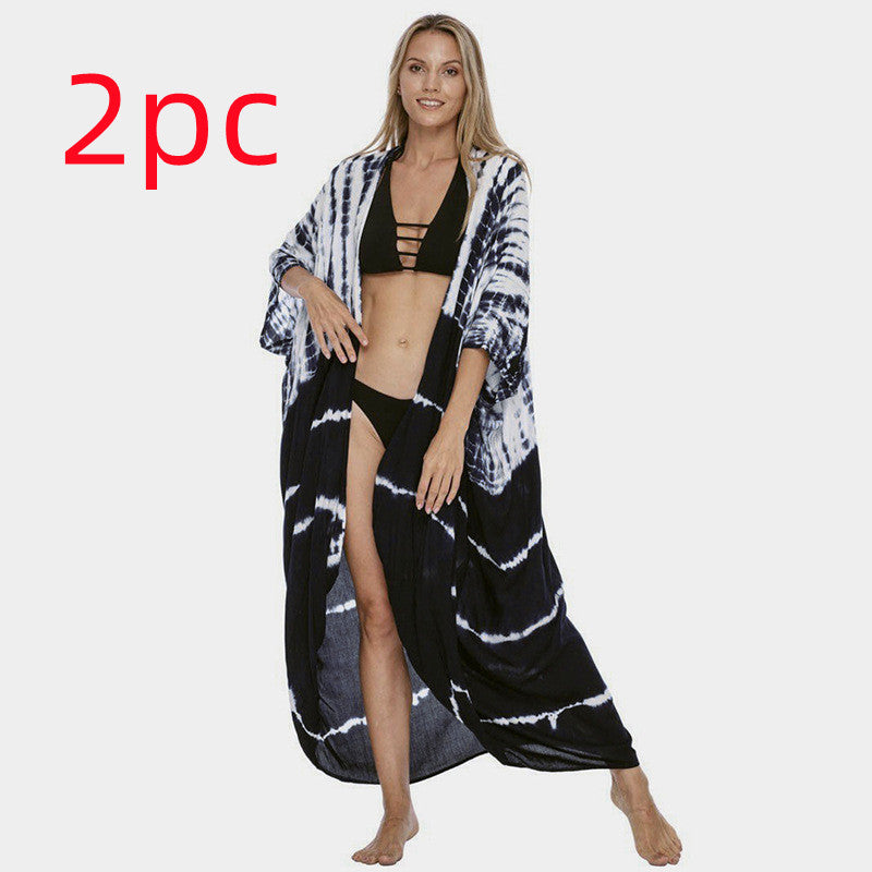 Elegantes | Glamouröse Sonnenschutz Resort Strandkleid Cover Up für dich