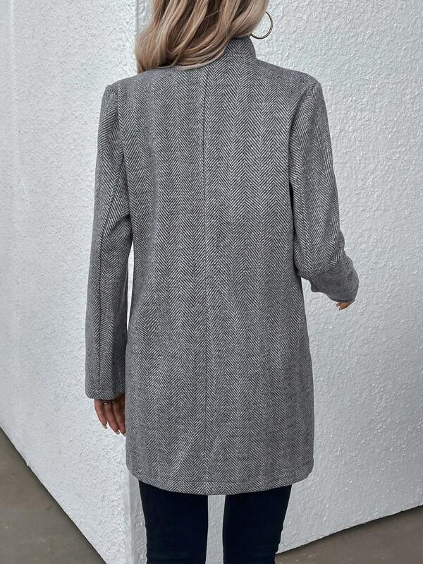 Elegante graue Jacke für warme Tage