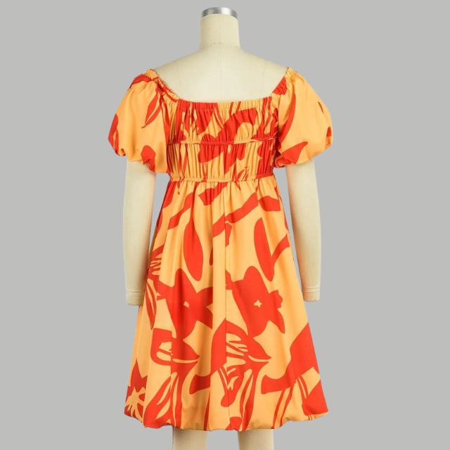 Elegantes Heidi - Schulterfreies Minikleid mit Ballonärmeln