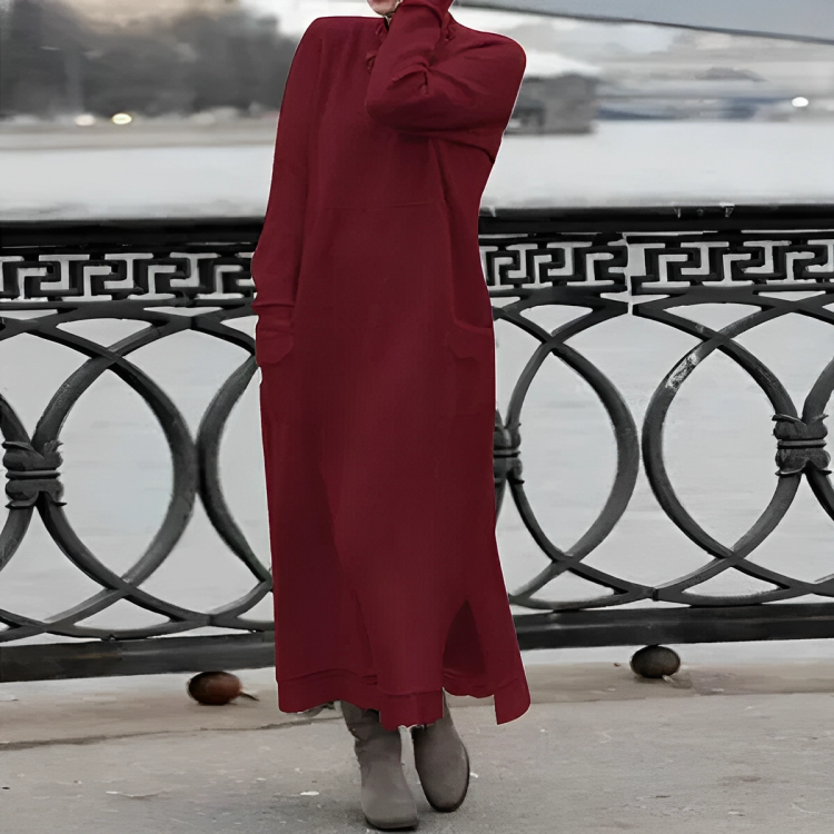 Bequemes Winterkleid für Kalte Tage und Stil