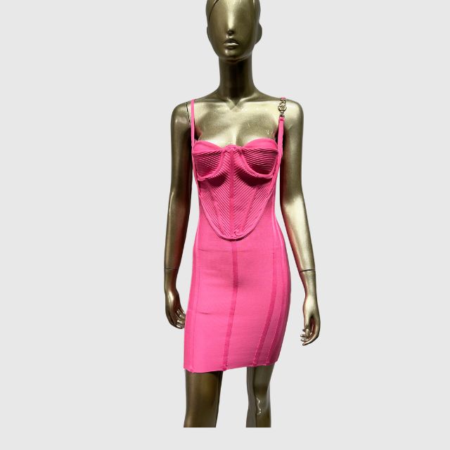 Elegantes Heidi -Minikleid mit herzförmigem Bustier