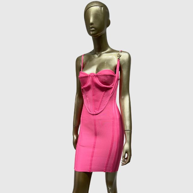Elegantes Heidi -Minikleid mit herzförmigem Bustier