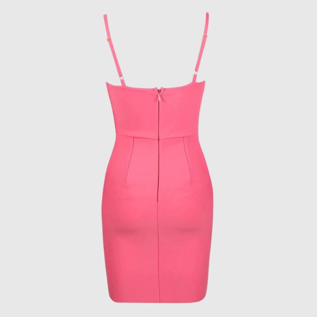 Elegantes Heidi -Minikleid mit herzförmigem Bustier