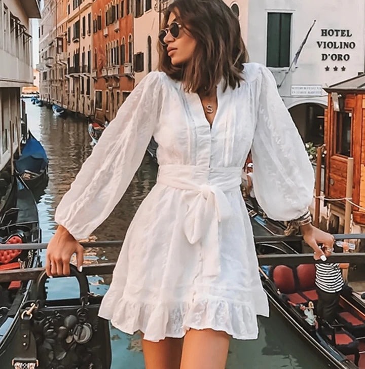Heidi - Süßes Elegantes Kleid mit Rüschen