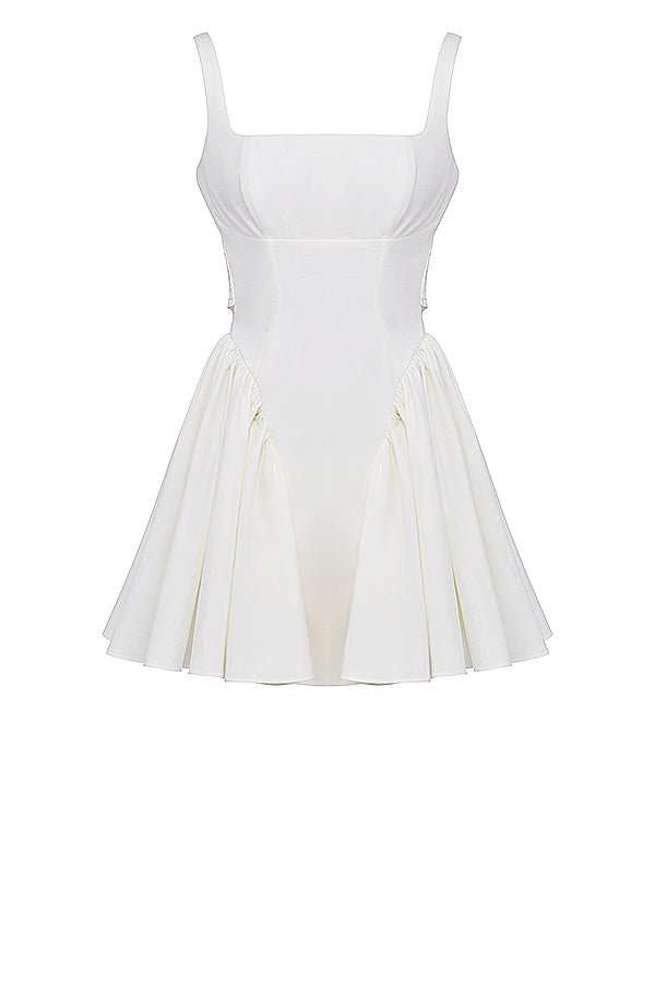 Elegantes Heidi -Mini-Kleid Mit Schleife für Feste