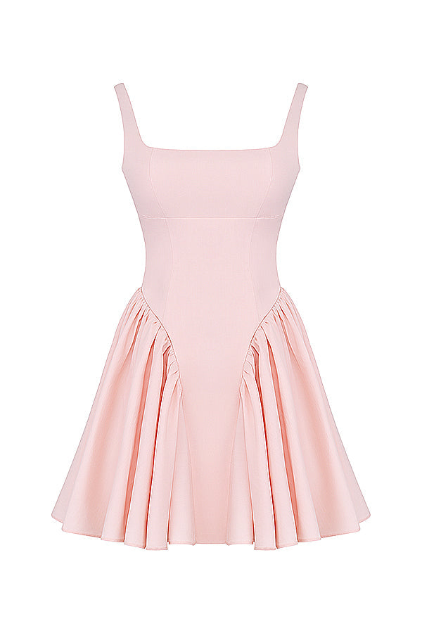 Elegantes Heidi -Mini-Kleid Mit Schleife für Feste