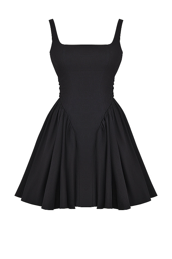 Elegantes Heidi -Mini-Kleid Mit Schleife für Feste