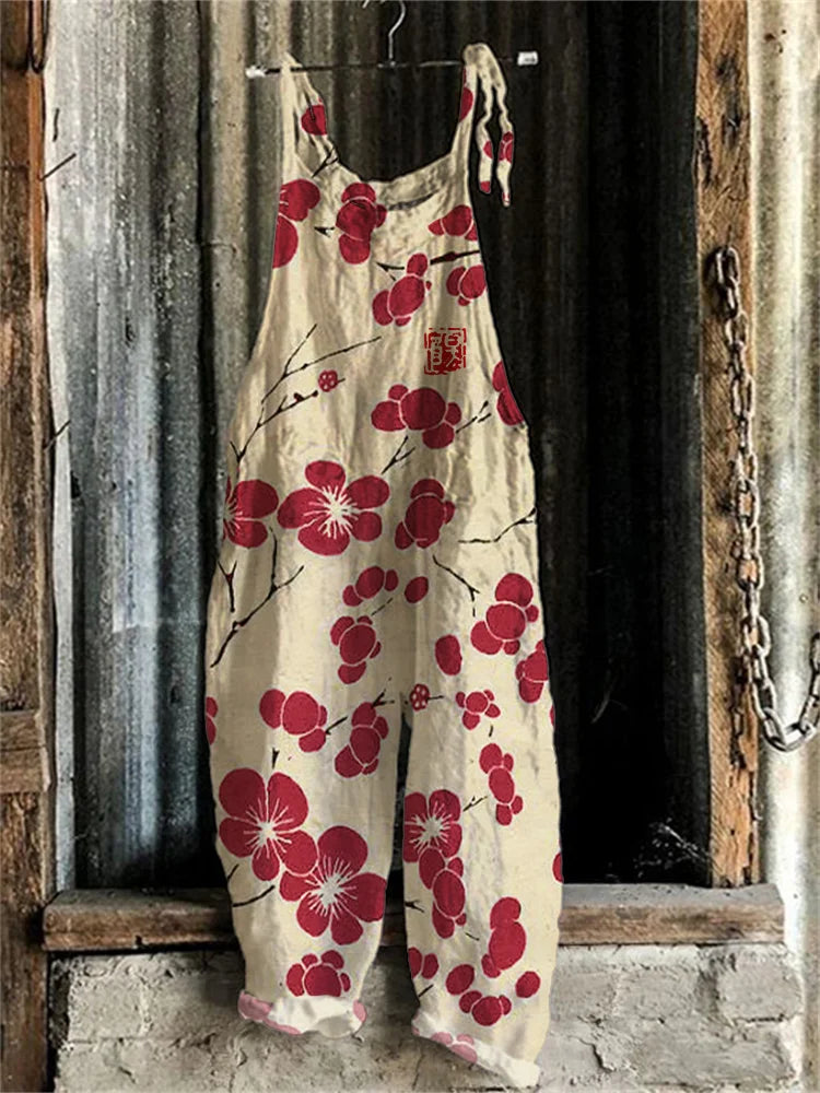 Flower Dream - Japanisches Linolschnittkostüm mit Kirschblüten
