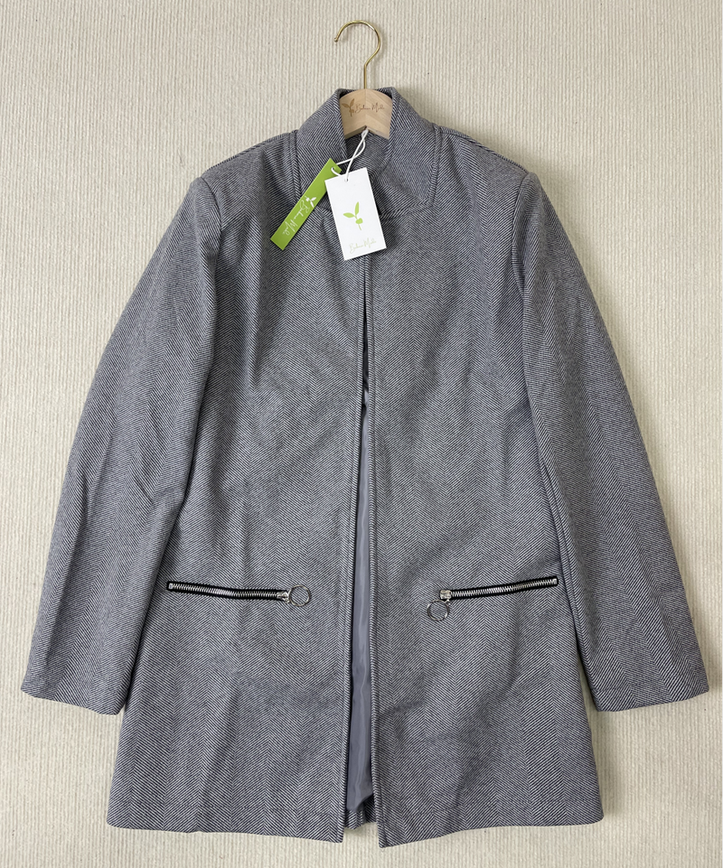 Elegante graue Jacke für warme Tage