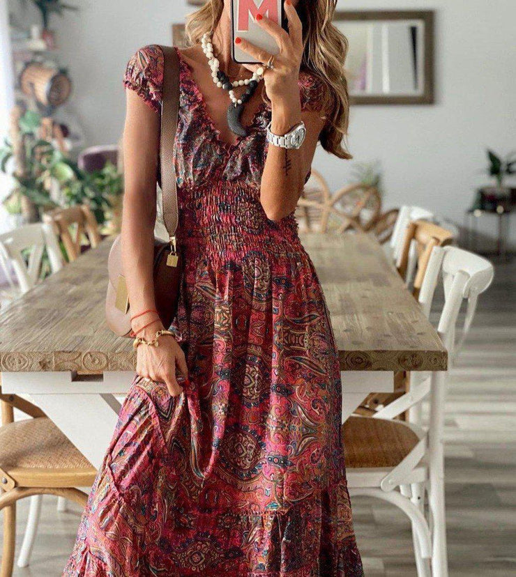 Loreley - Stop And Stare Maxikleid mit Paisley-Muster
