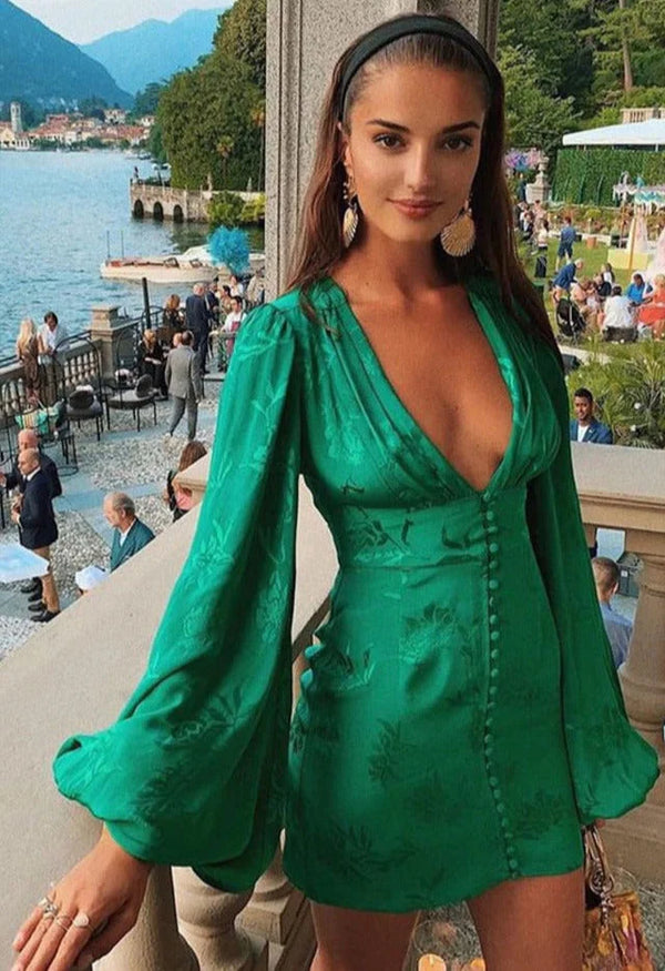 Elegantes Heidi-Minikleid Mit Ballonärmeln