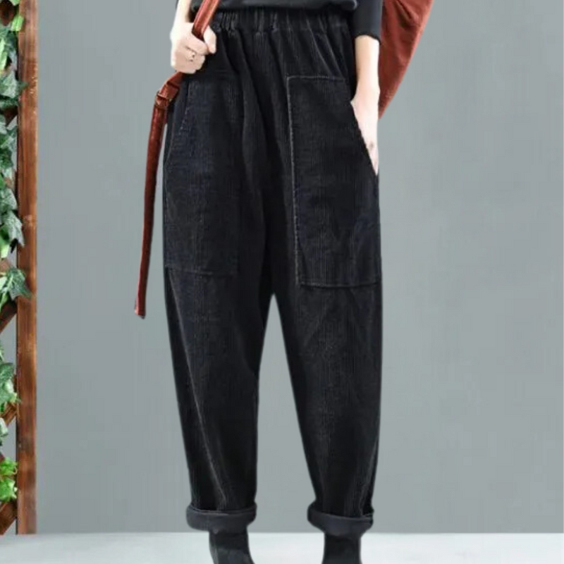 Elegante Corduroy-Hose für Damen - Bequem und Stilvoll