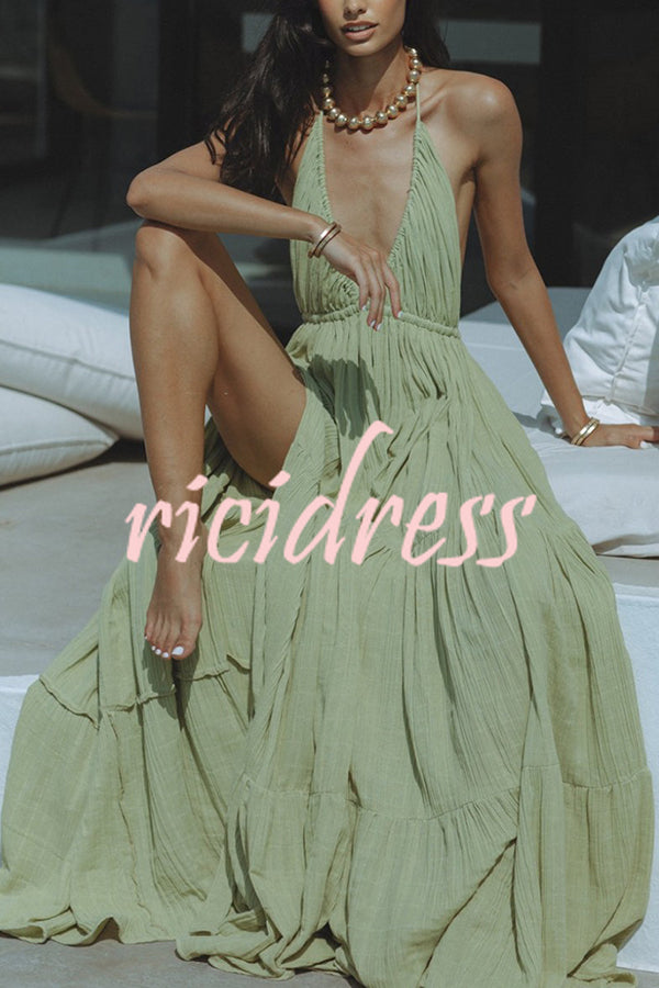 Elegantes Maxikleid mit Weichem Stoff