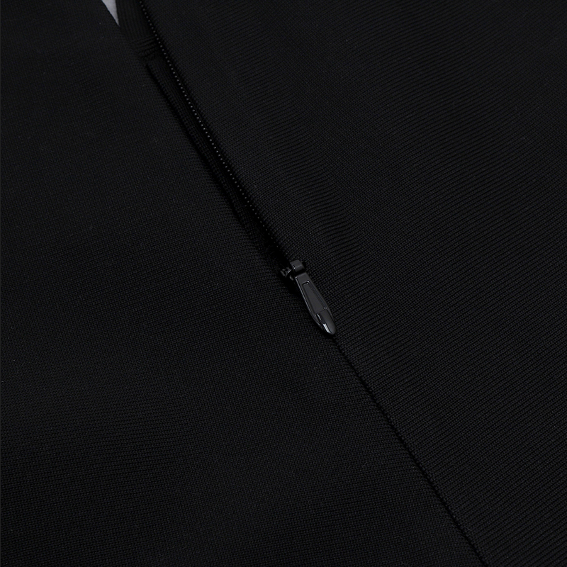 MIRAGE Transparentes Bandage-Midikleid mit Spitzendetail | Schwarz