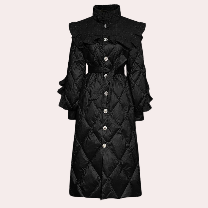Eleganter warmer Wintermantel für Damen