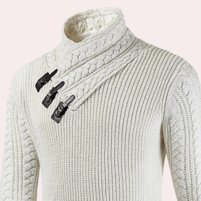 Warme stilvolle Winterpullover für Herren