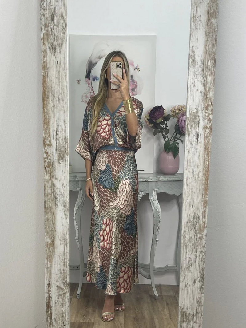 Bequemes Seidenkleid Set für dich