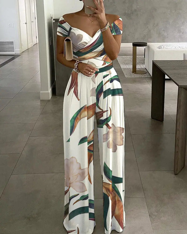 Loretta - Jumpsuit Verträumte Botanik in einem Jumpsuit Kleid
