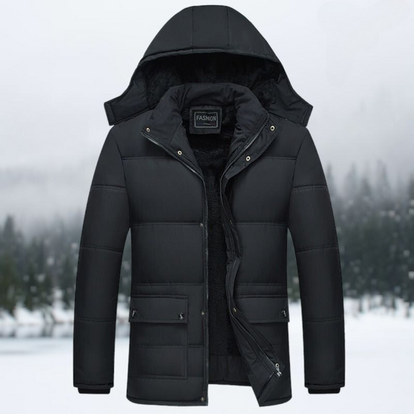Warme und elegante Winterjacke