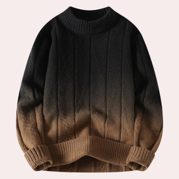 Bequemer Gradient Pullover für Herren
