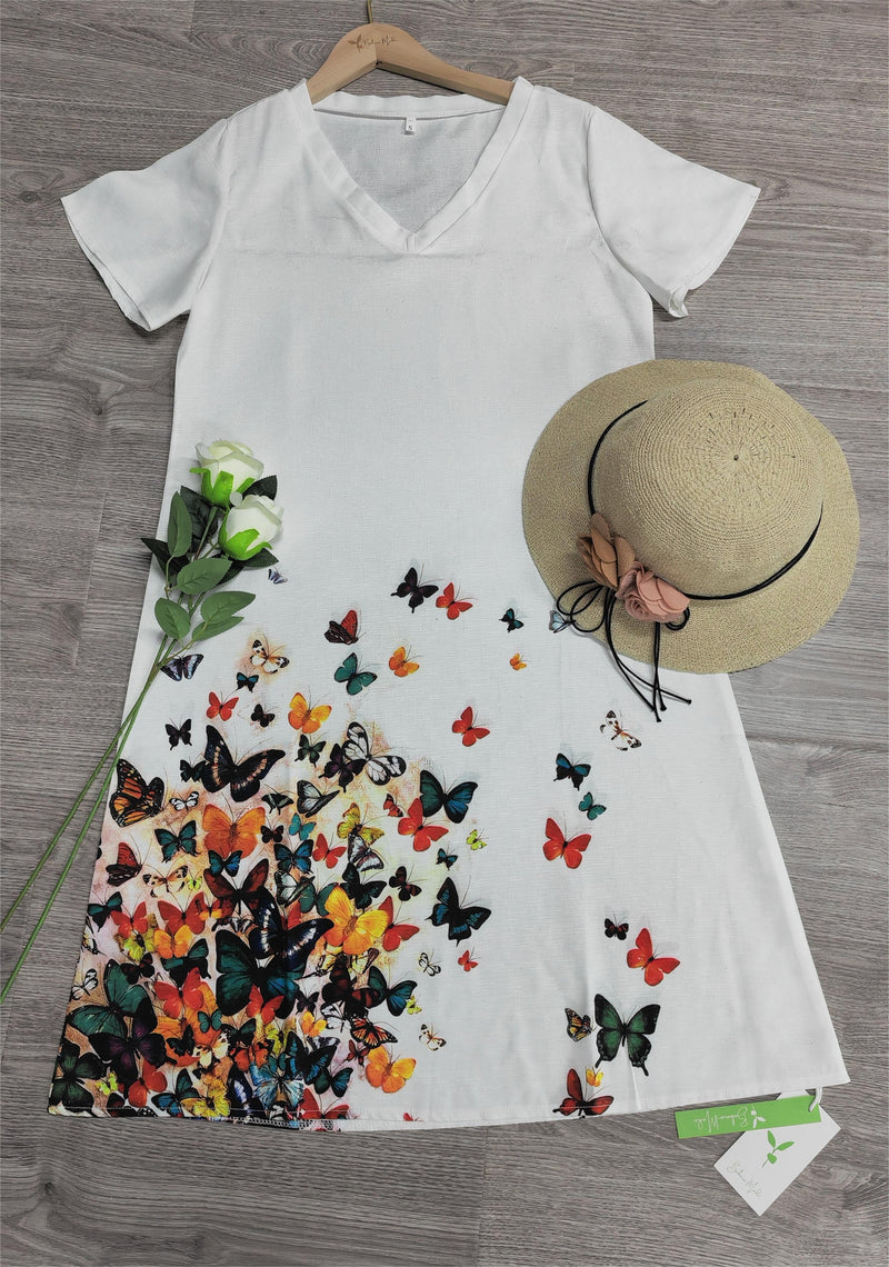 Hanneliese - Schmetterlingstraum Zauberhaftes Kleid mit Schmetterlingsmotiv