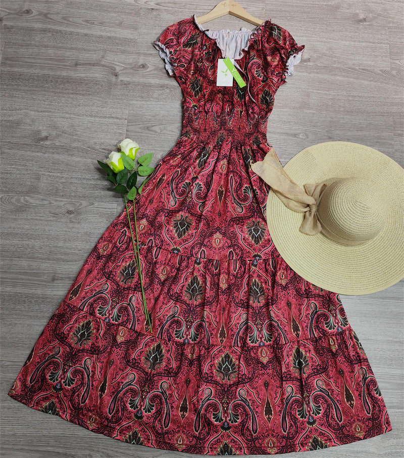 Loreley - Stop And Stare Maxikleid mit Paisley-Muster