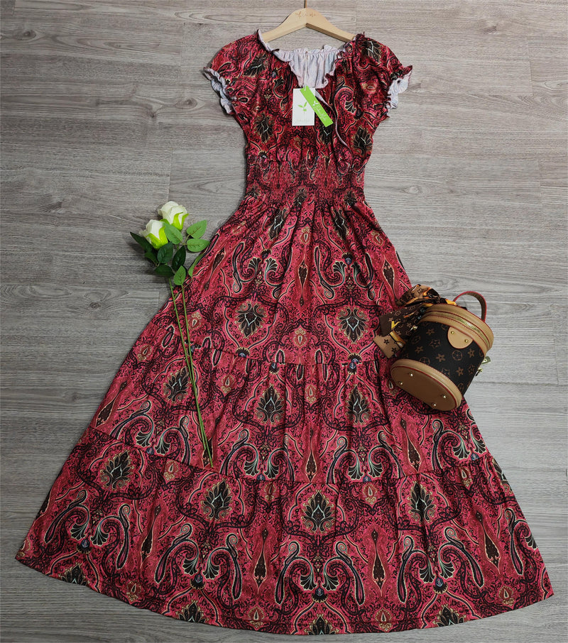 Loreley - Stop And Stare Maxikleid mit Paisley-Muster