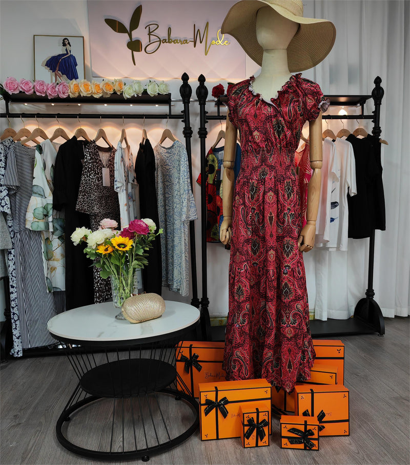 Loreley - Stop And Stare Maxikleid mit Paisley-Muster