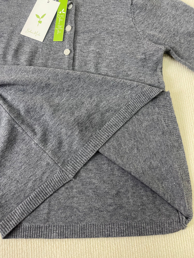 Frieda - Schlichter einfarbiger Pullover mit langen Ärmeln