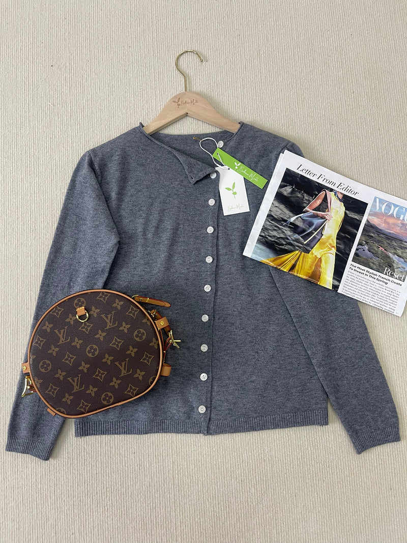 Frieda - Schlichter einfarbiger Pullover mit langen Ärmeln