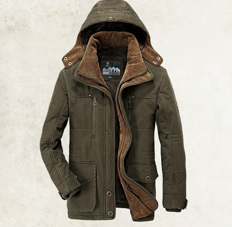 Gemütliche und stylische Winterjacke mit Kapuze
