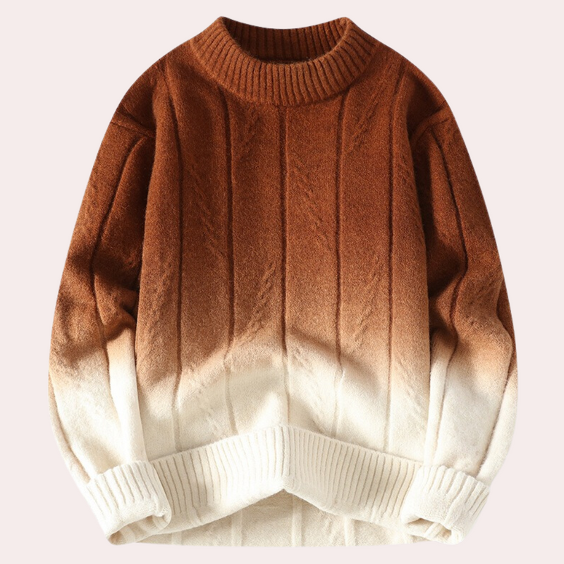Bequemer Gradient Pullover für Herren