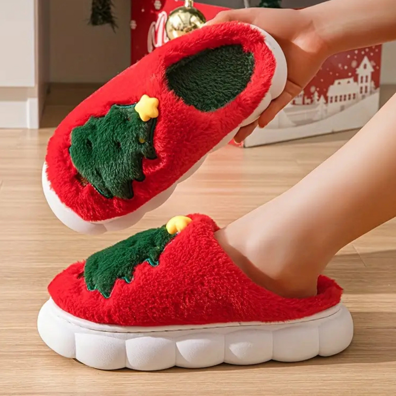 LUMINOSA - Modische Weihnachts Pantoffeln für Damen