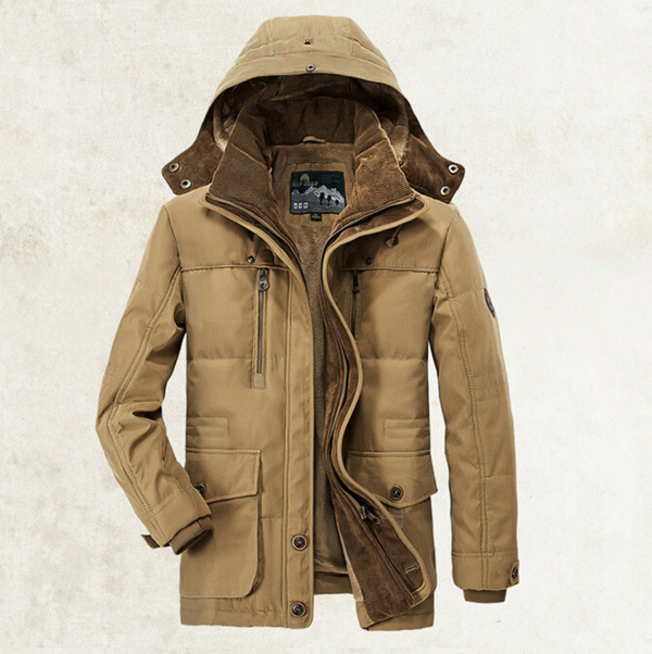 Gemütliche und stylische Winterjacke mit Kapuze