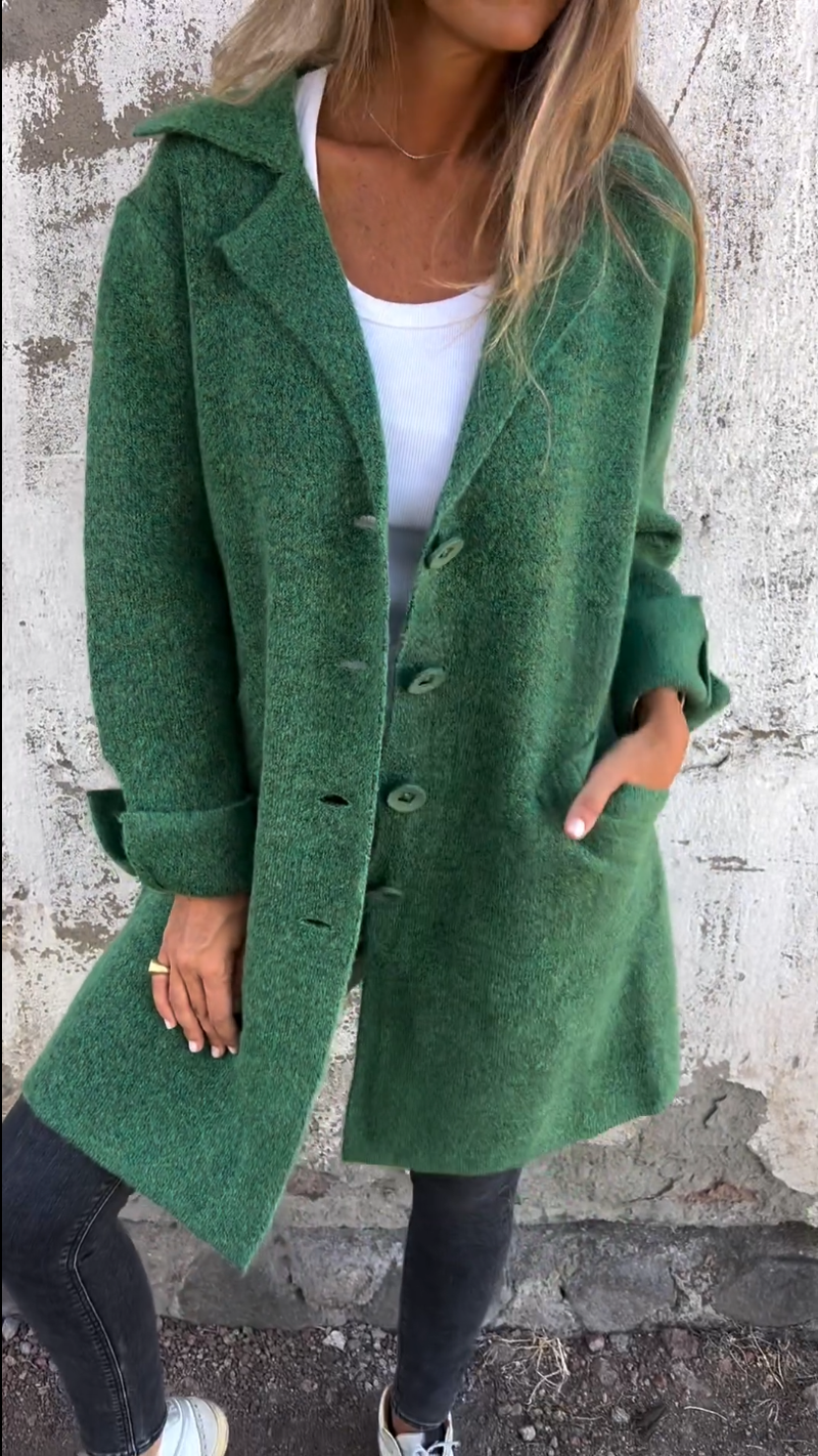 Eleganter langer Trenchcoat für jeden Anlass