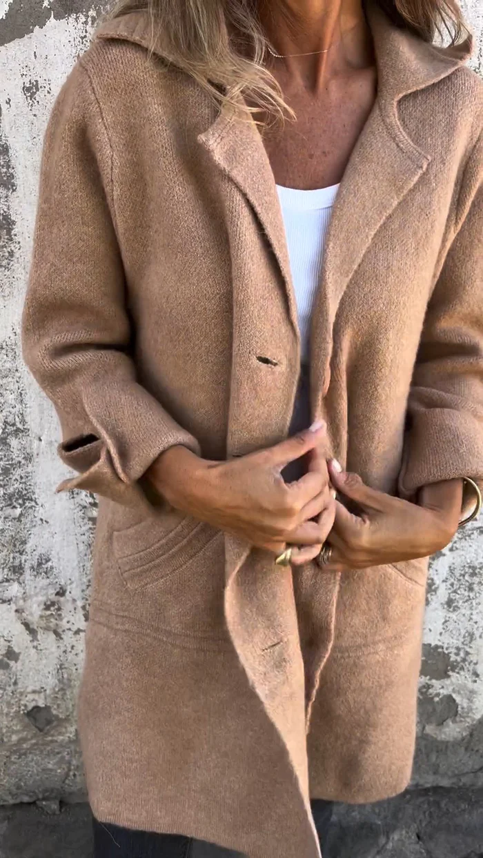 Eleganter langer Trenchcoat für jeden Anlass