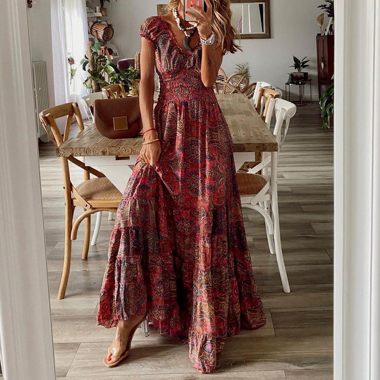Loreley - Stop And Stare Maxikleid mit Paisley-Muster