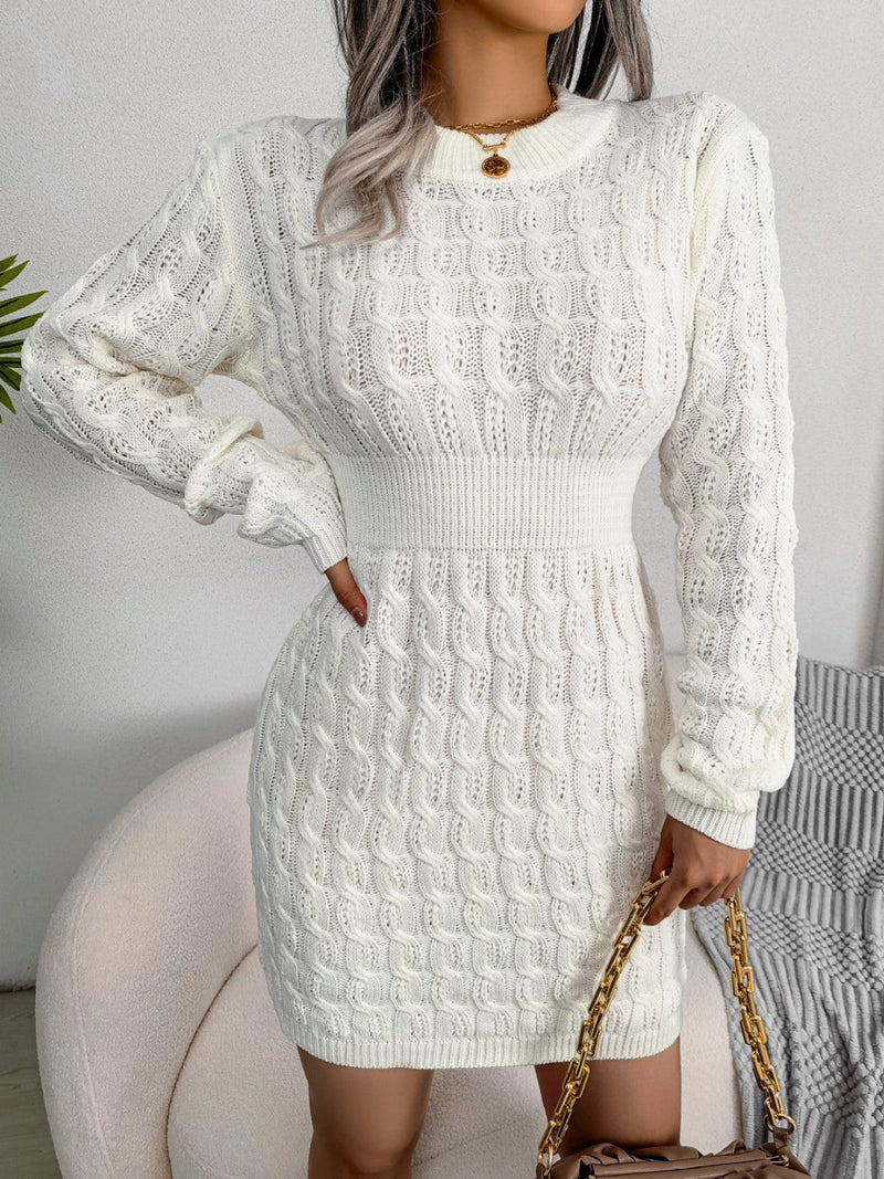 Heidi - Schickes Warmes Herbst Wickelkleid für Frauen