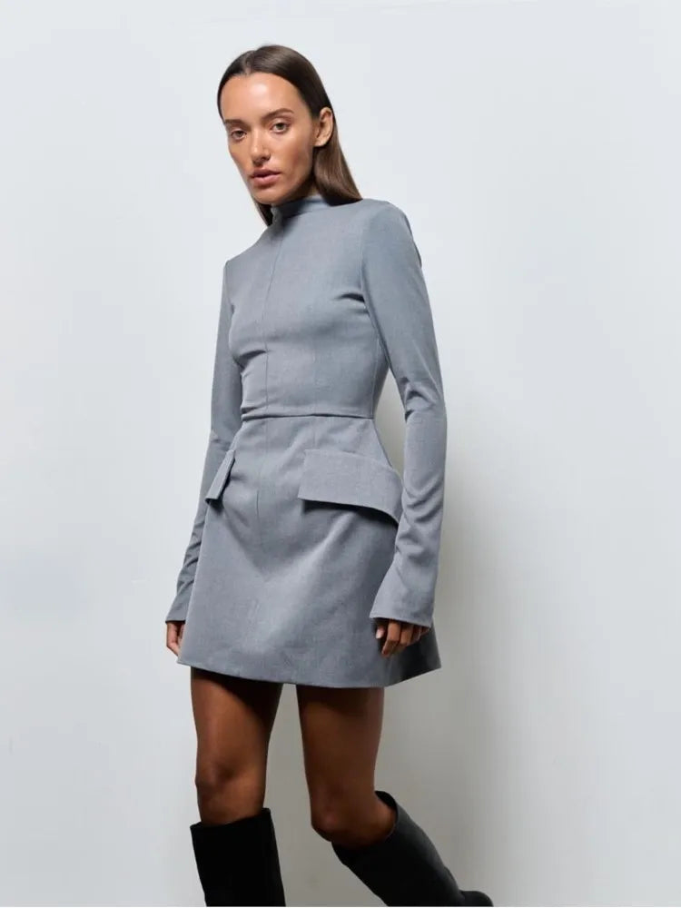 Elegantes Heidi Kurzes Kleid für Frauen chic