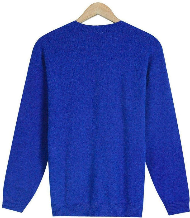 Ezra – Langarmpullover mit Rundhalsausschnitt