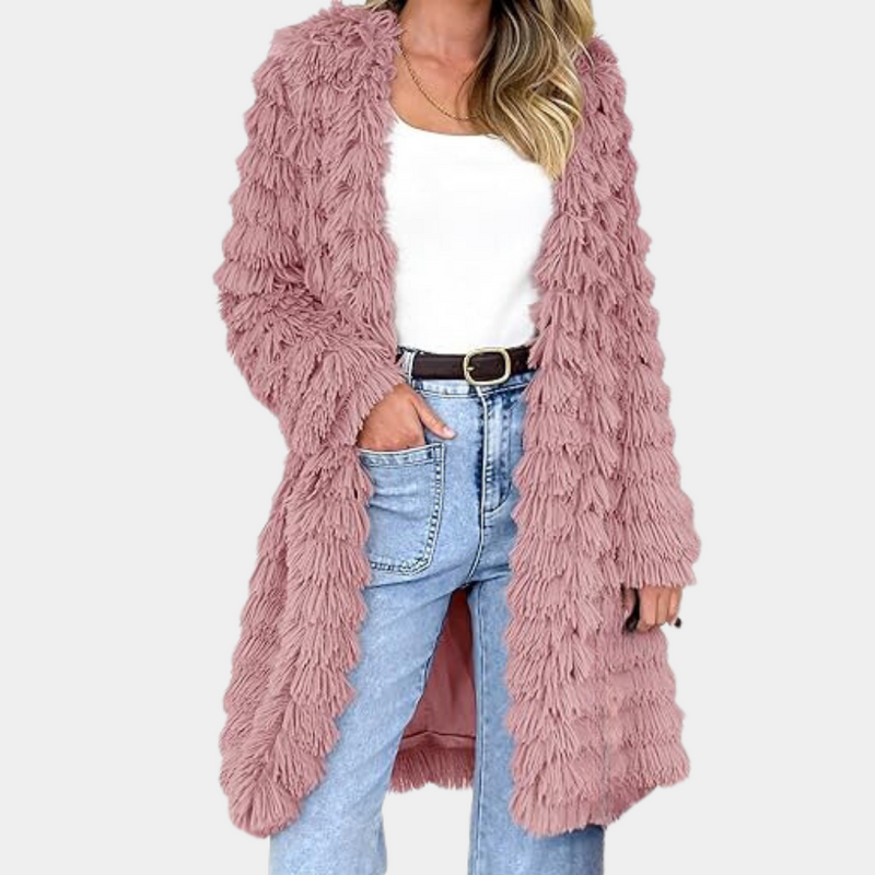 Warmer Bequemer Wintermantel für Damen