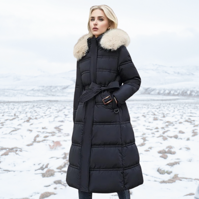 Warme und elegante Winterjacke