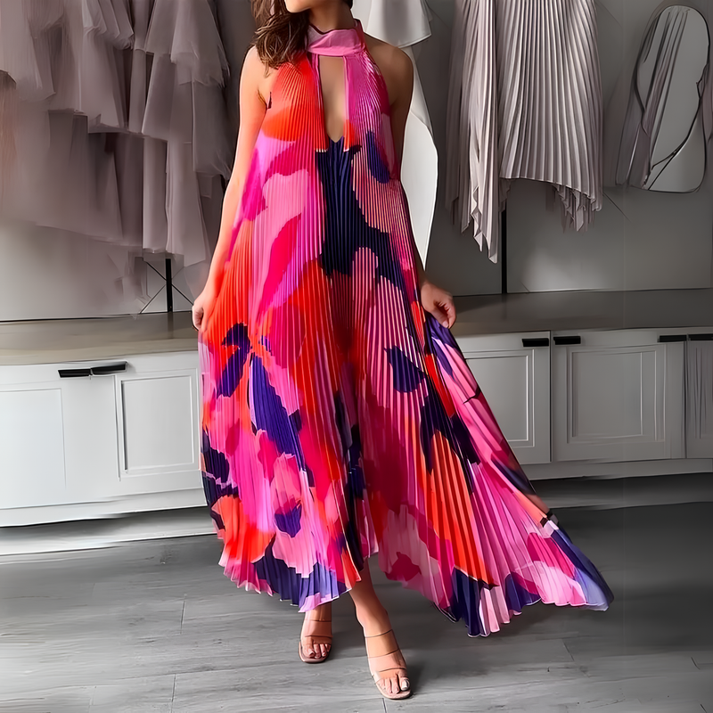 Elegantes Neckholder Maxikleid für jeden Anlass