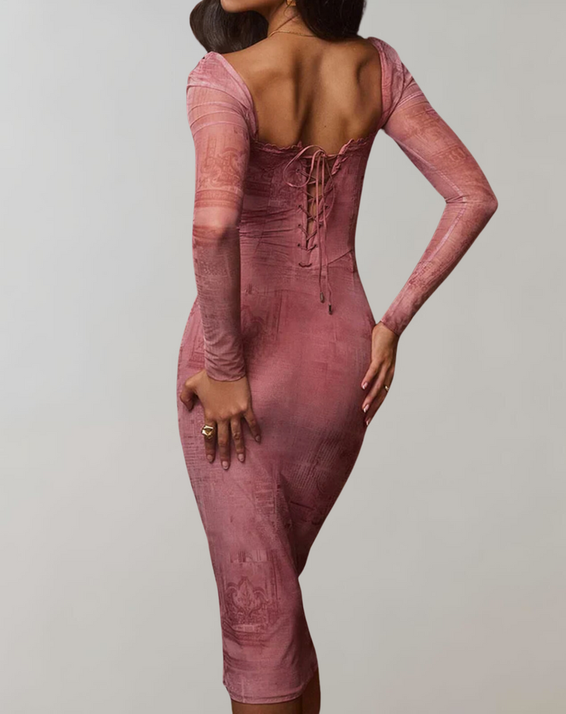 Elegantes Kleid mit langen Ärmeln für dich