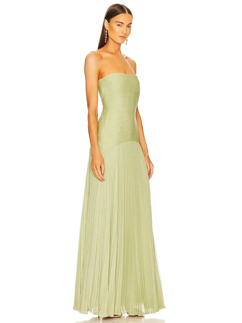 Elegantes Maxikleid mit tiefem Taillenschnitt für Frauen