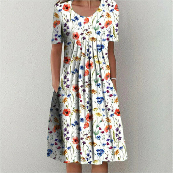 Henrike - Frühlingszauberhaftes Kleid mit lebhaftem Floralmuster
