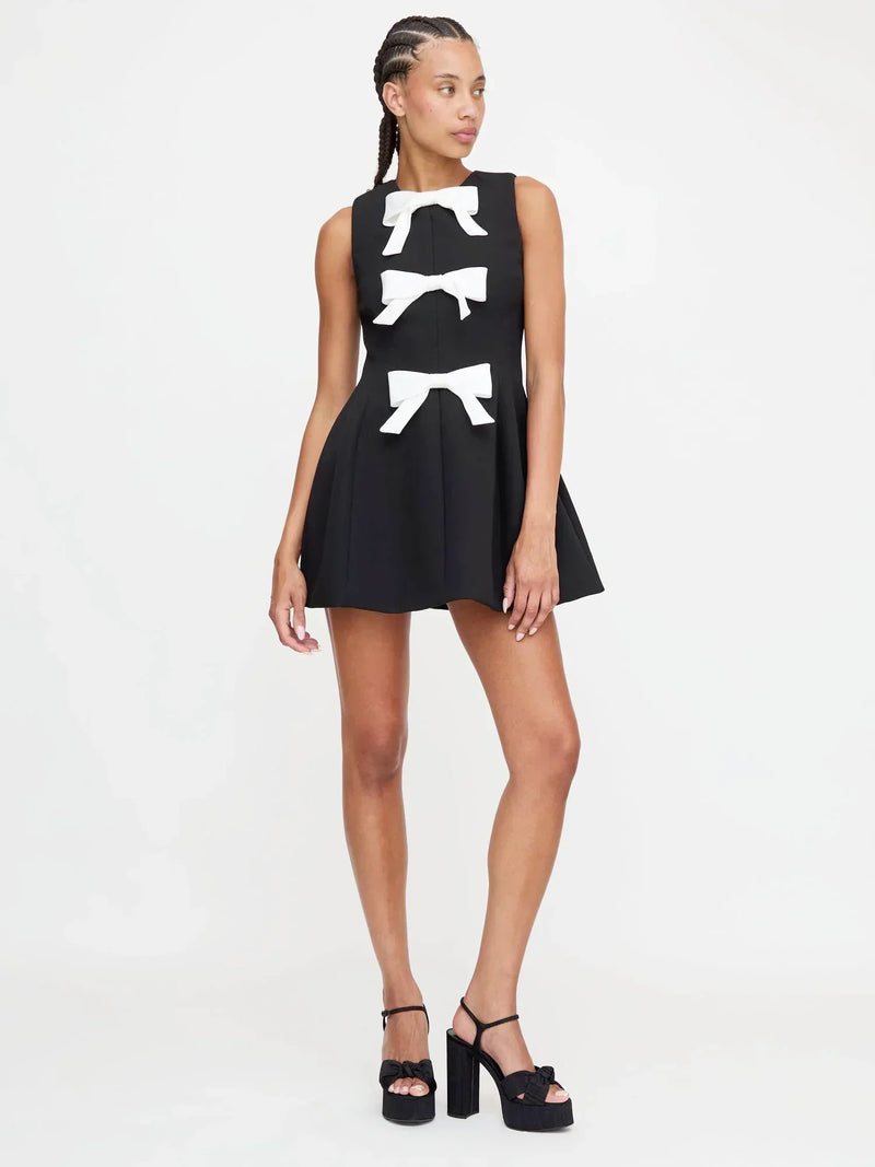 Elegantes Heidi -Kleid Mit Schleife Für Frauen