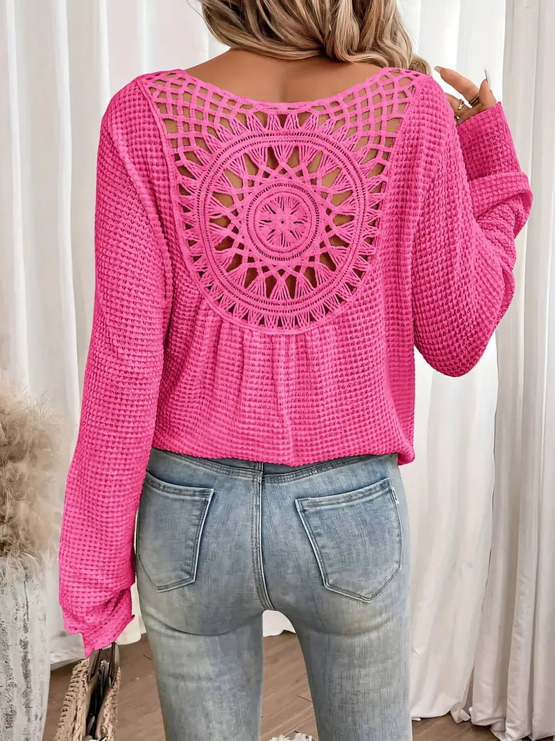 Becky – Eleganter V-Ausschnitt-Pullover mit zeitlosem Design